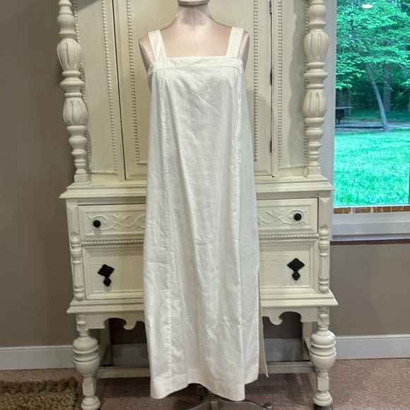 Madewell Linen Cotton Blend Dress size Medium NWT - Picture 2 of 9